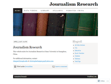 Tablet Screenshot of journalismandresearch.com